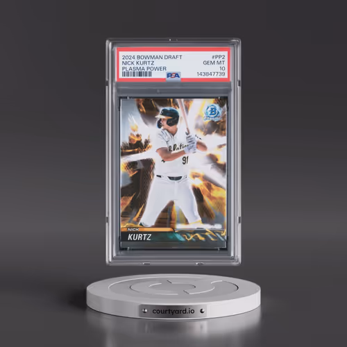 2024 Bowman Draft Plasma Power #PP2 Nick Kurtz (PSA 10 GEM MINT)