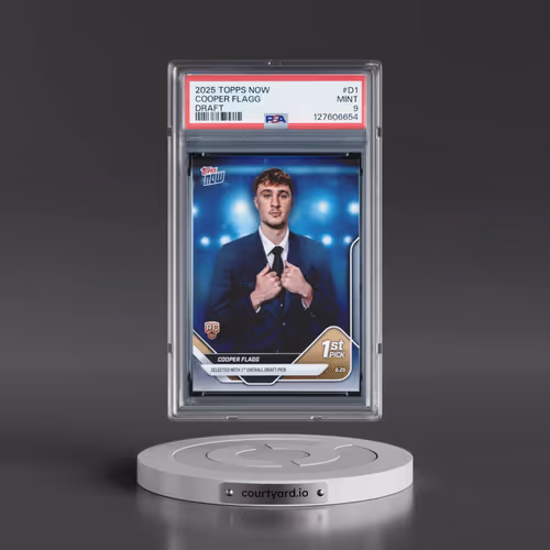 2025 Topps Now Draft #D1 Cooper Flagg (PSA 9 MINT)