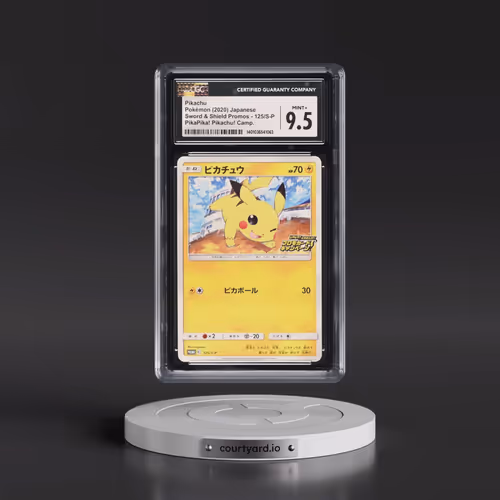 2019 Sword & Shield Promos #125/S-P Pikachu - PikaPika! Pikachu! Campaign! (CGC 9.5 MINT+)