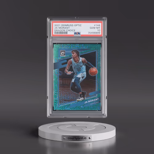 2021 Panini Donruss Optic #144 Ja Morant - Dragon Choice (PSA 10 GEM MINT)