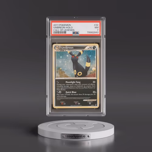 2011 Pokémon Call of Legends #22 Umbreon - Holo (PSA 7 NM)