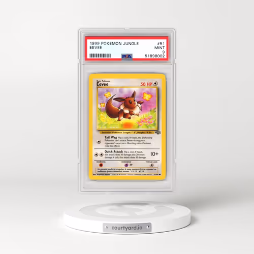 1999 Pokémon Jungle #51 Eevee (PSA 9 MINT)