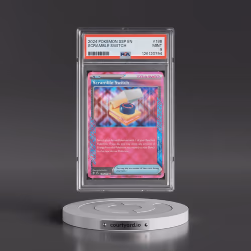 2024 Pokémon Ssp EN-Surging Sparks #186 Scramble Switch (PSA 9 MINT)