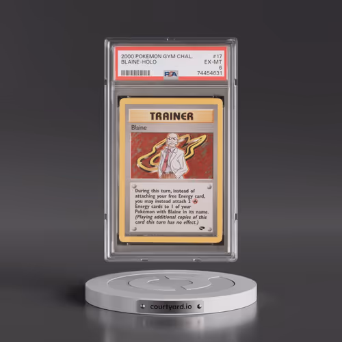 2000 Pokémon Gym Challenge #17 Blaine - Holo (PSA 6 EX-MT)