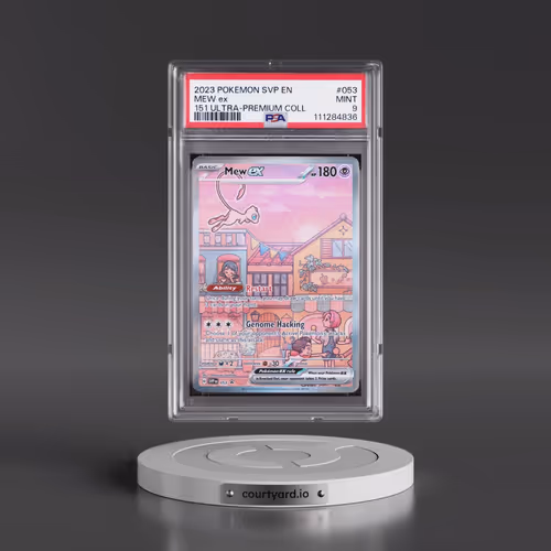 2023 Pokémon Svp EN-SV Black Star Promo #053 Mew EX - Holo 151 Ultra-Premium Collection (PSA 9 MINT)