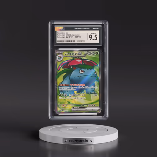 2023 Pokémon Card 151 #184/165 Venusaur ex - Super Rare Holo (CGC 9.5 MINT+)