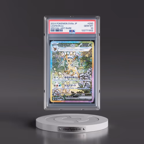 2024 Pokémon Sv8a-Terastal Fest EX #200 Leafeon EX - Holo Special Art Rare (PSA 10 GEM MINT)
