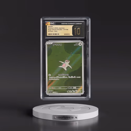 2024 Pokémon SV8-Super Electric Breaker #117 Slakoth - Art Rare (CGC 10 PRISTINE)
