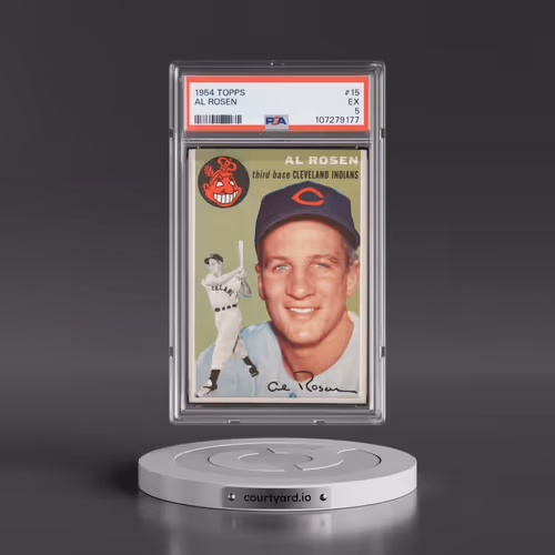 1954 Topps #15 Al Rosen (PSA 5 EX)