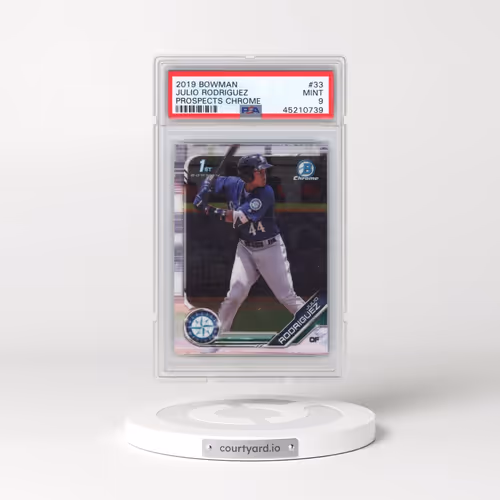 2019 Bowman Prospects Chrome #33 Julio Rodriguez (PSA 9 MINT)