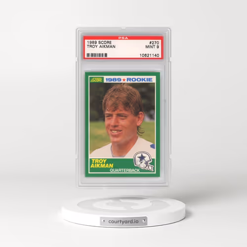1989 Score #270 Troy Aikman (PSA 9 MINT)