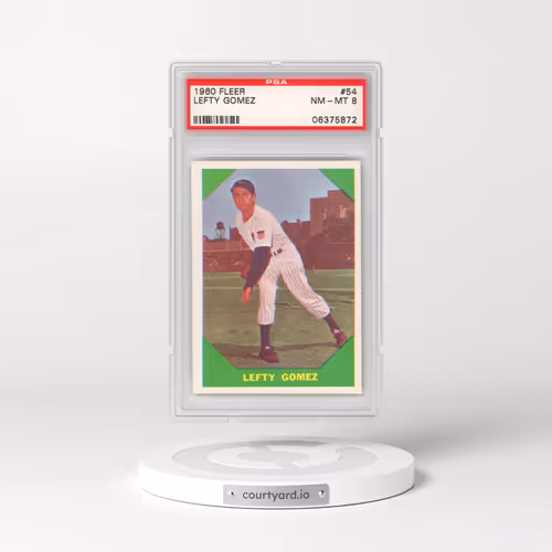 1960 Fleer #54 Lefty Gomez (PSA 8 NM-MT)