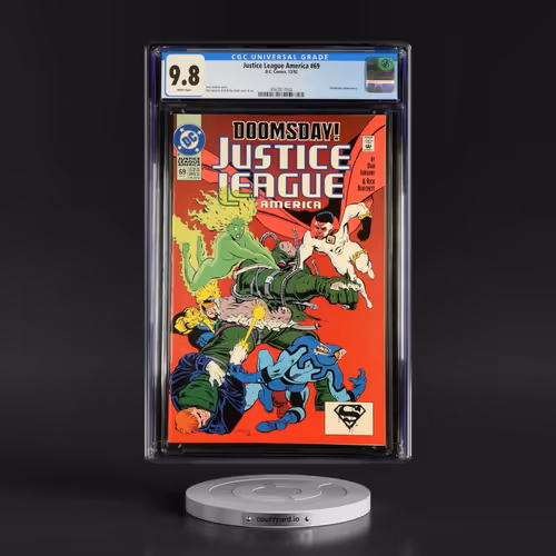 Justice League America #69 CGC 9.8 White Pages (DC Comics, 12/92) - Universal