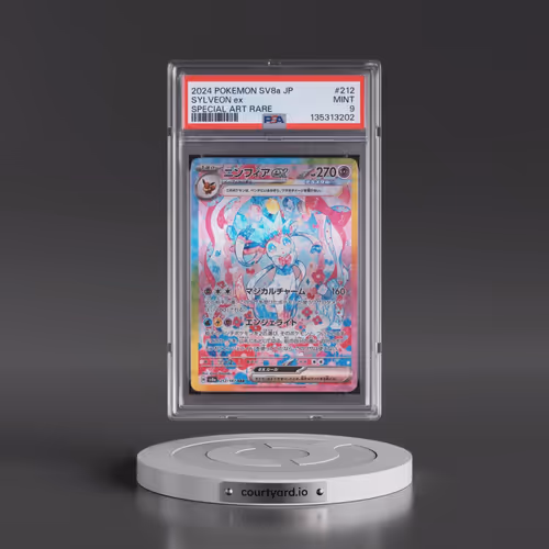 2024 Pokémon Sv8a-Terastal Fest EX #212 Sylveon EX - Holo Special Art Rare (PSA 9 MINT)