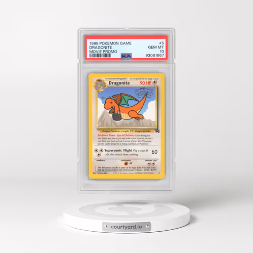 1999 Pokémon Game Movie #5 Dragonite - Movie Promo (PSA 10 GEM MINT)