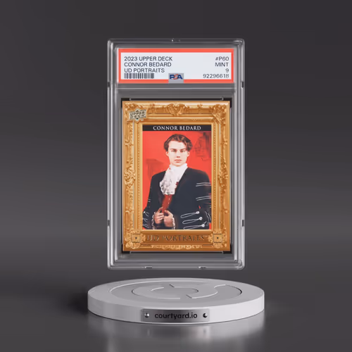 2023 Upper Deck UD Portraits #P60 Connor Bedard (PSA 9 MINT)