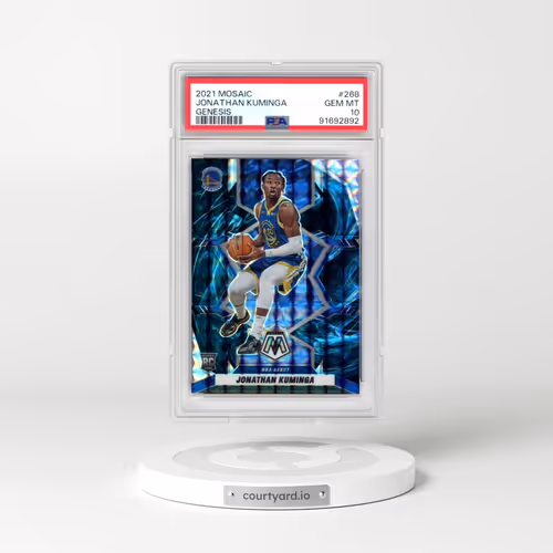 2021 Panini Mosaic #268 Jonathan Kuminga - Genesis (PSA 10 GEM MINT)
