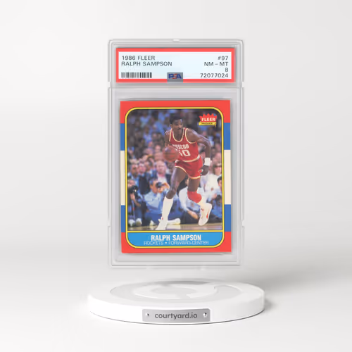1986 Fleer #97 Ralph Sampson (PSA 8 NM-MT)