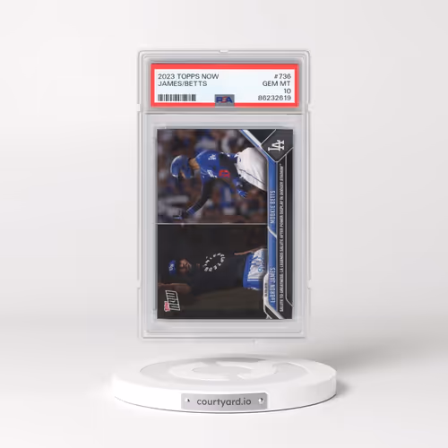 2023 Topps Now #736 LeBron James/Mookie Betts (PSA 10 GEM MINT)