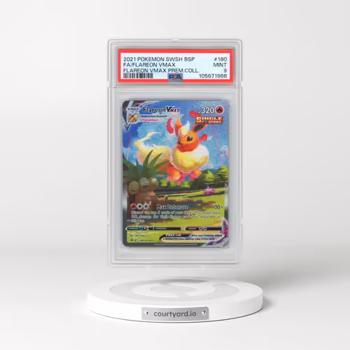 2021 Pokémon Swsh Black Star Promo #180 Flareon Vmax - Full Art Flareon Vmax Premium Collection (PSA