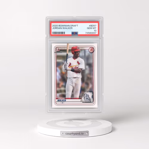 2020 Bowman Draft #BD57 Jordan Walker (PSA 10 GEM MINT)