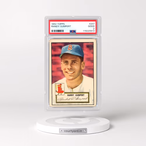 1952 Topps #247 Randy Gumpert (PSA 2 GOOD)
