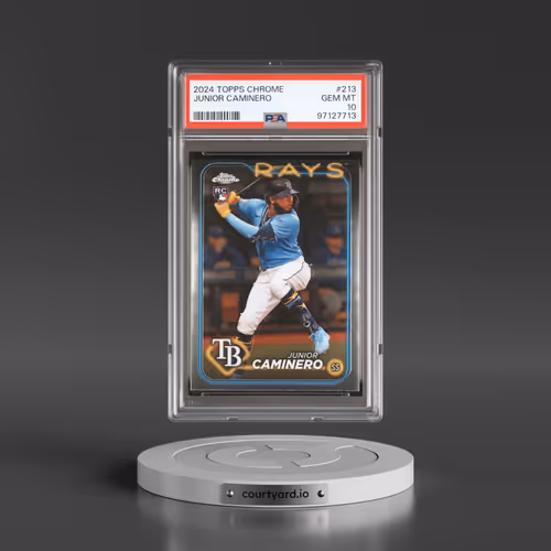 2024 Topps Chrome #213 Junior Caminero (PSA 10 GEM MINT)