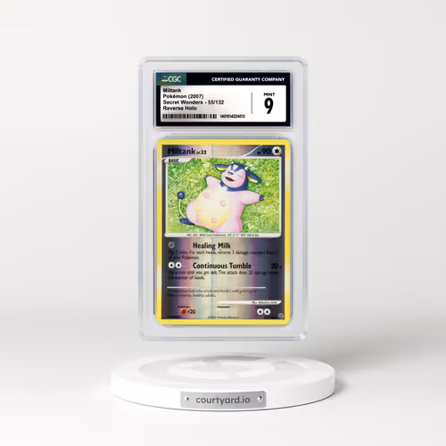 2007 Secret Wonders #55 Miltank - Holo (CGC 9 MINT)