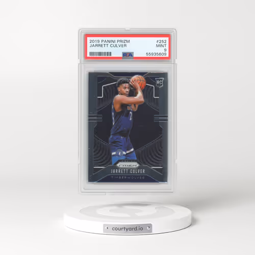 2019 Panini Prizm #252 Jarrett Culver (PSA 9 MINT)