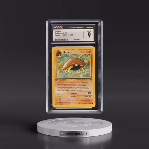 1999 Fossil #50/62 Kabuto - 1st Edition 1st Edition (CGC 9 MINT)