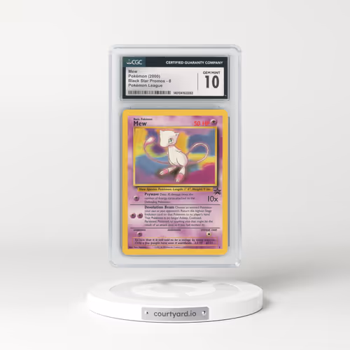1999 Black Star Promos #8 Mew - Pokémon League (CGC 10 GEM MINT)