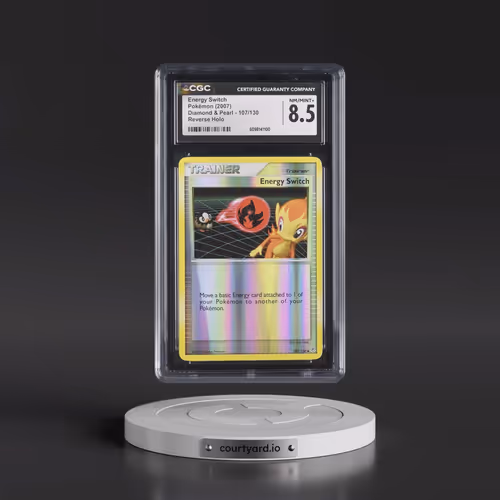 2007 Diamond & Pearl #107/130 Energy Switch - Reverse Holo (CGC 8.5 NM-MT+)