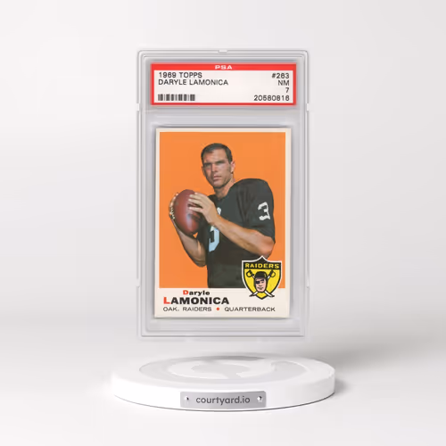 1969 Topps #263 Daryle Lamonica (PSA 7 NM)