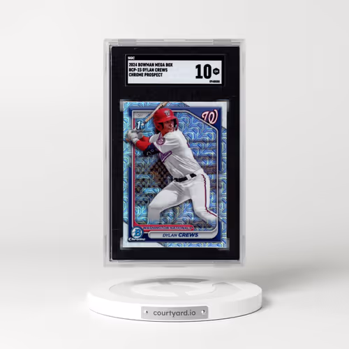 2024 Bowman Mega Box #BCP-23 Dylan Crews - Chrome Prospect (SGC 10 GEM MINT)