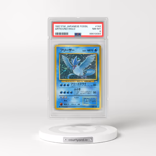 1997 Pokémon Fossil #144 Articuno - Holo (PSA 8 NM-MT)