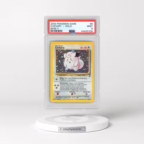 2000 Pokémon Game Base II #6 Clefairy - Holo (PSA 9 MINT)