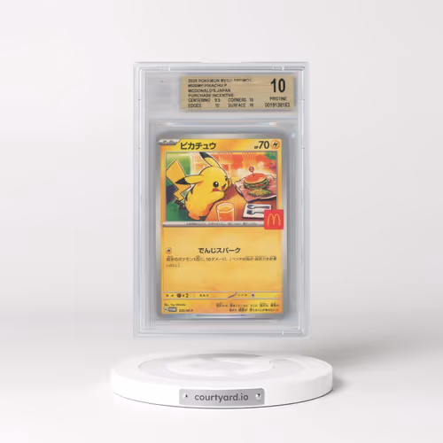 2025 Pokémon M-P Promo #020 Pikachu - McDonald's (BGS 10 PRISTINE)