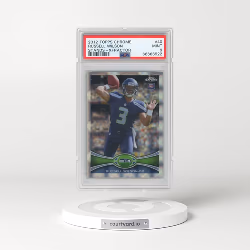 2012 Topps Chrome #40 Russell Wilson - Stands-Xfractor (PSA 9 MINT)