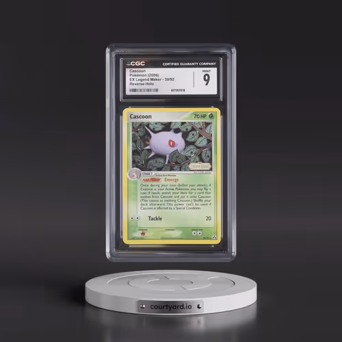 2006 EX Legend Maker #30/92 Cascoon - Reverse Holo (CGC 9 MINT)
