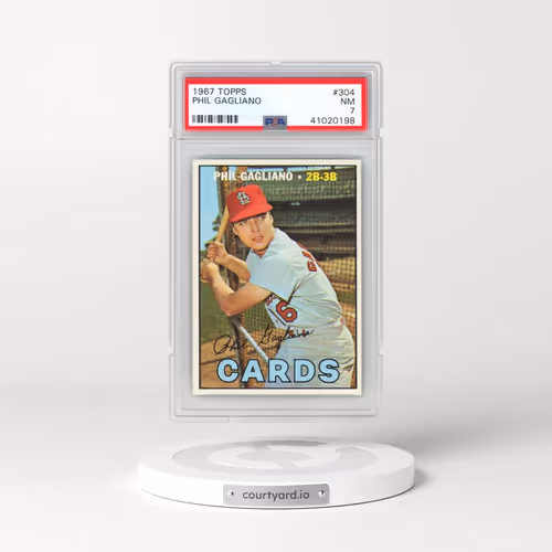 1967 Topps #304 Phil Gagliano (PSA 7 NM)