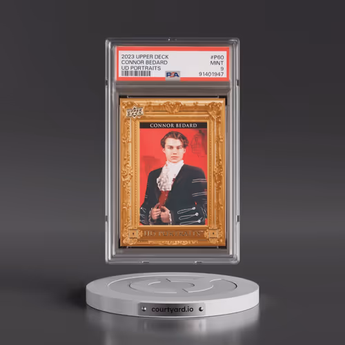 2023 Upper Deck UD Portraits #P60 Connor Bedard (PSA 9 MINT)