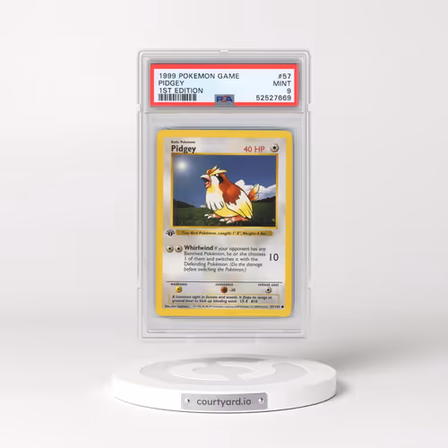 1999 Pokémon Game #57 Pidgey - 1st Edition (PSA 9 MINT)