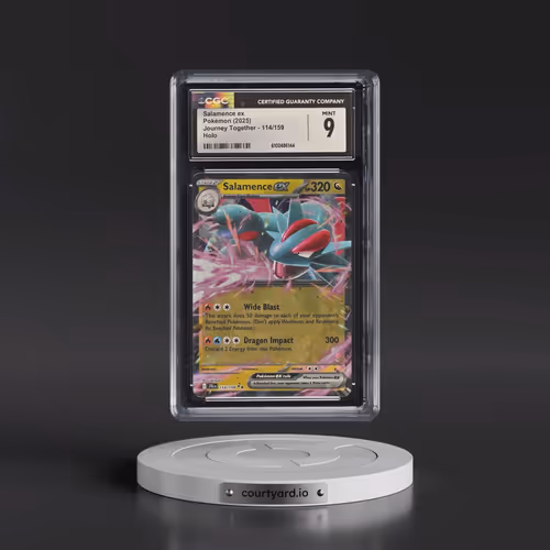 2025 Pokémon Jtg EN-Journey Together #114 Salamence EX - Holo (CGC 9 MINT)