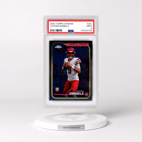 2024 Topps Chrome #201 Jayden Daniels (PSA 9 MINT)