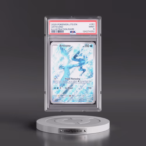 2025 Pokémon Jtg EN-Journey Together #161 Articuno - Illustration Rare (PSA 9 MINT)