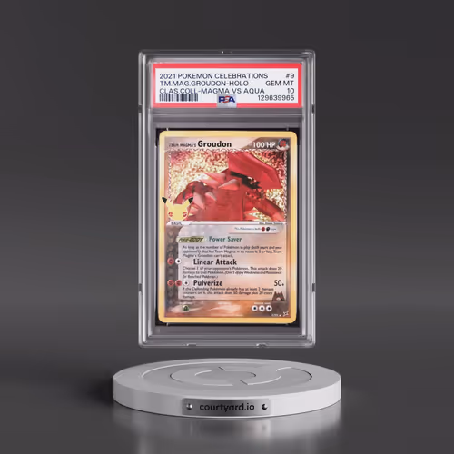 2021 Pokémon Celebrations Classic Collection #9 Team Magma's Groudon - Holo (PSA 10 GEM MINT)