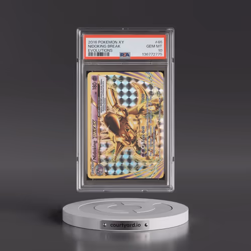 2016 Pokémon XY Evolutions #46 Nidoking Break (PSA 10 GEM MINT)