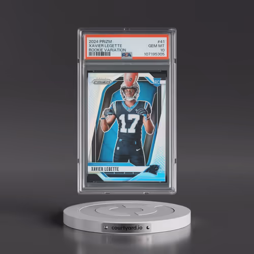 2024 Panini Prizm Rookie Variation #41 Xavier Legette (PSA 10 GEM MINT)