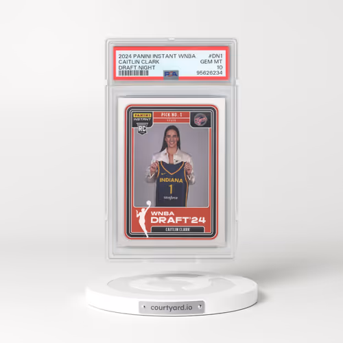 2024 Panini Instant WNBA Draft Night #DN1 Caitlin Clark (PSA 10 GEM MINT)