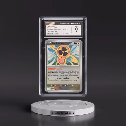 2024 Prismatic Evolutions - PRE EN #085/131 Fan Rotom - Poké Ball Holo (CGC 9 MINT)